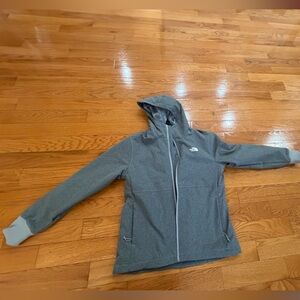 The North Face Women’s Shelbe Raschel “Hoodie” Windwall Jacket Heather Grey